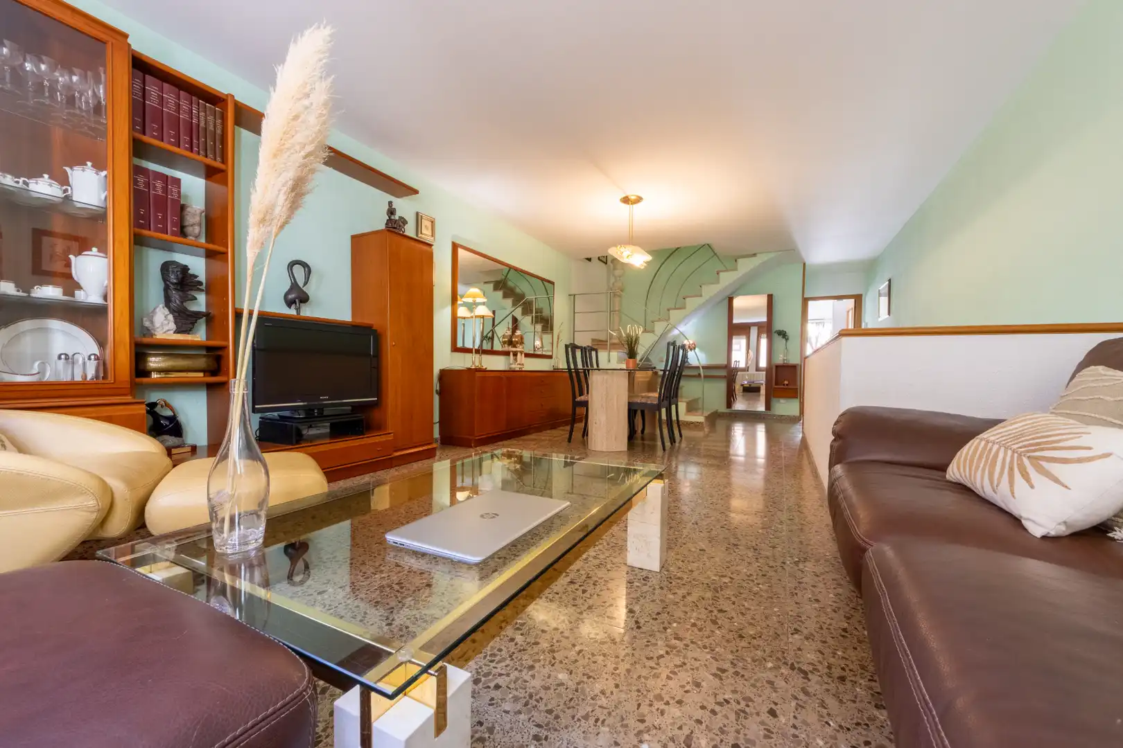 Sala de estar de Casa adosada en venta en Vila-seca con Calefacción, Trastero y Amueblado