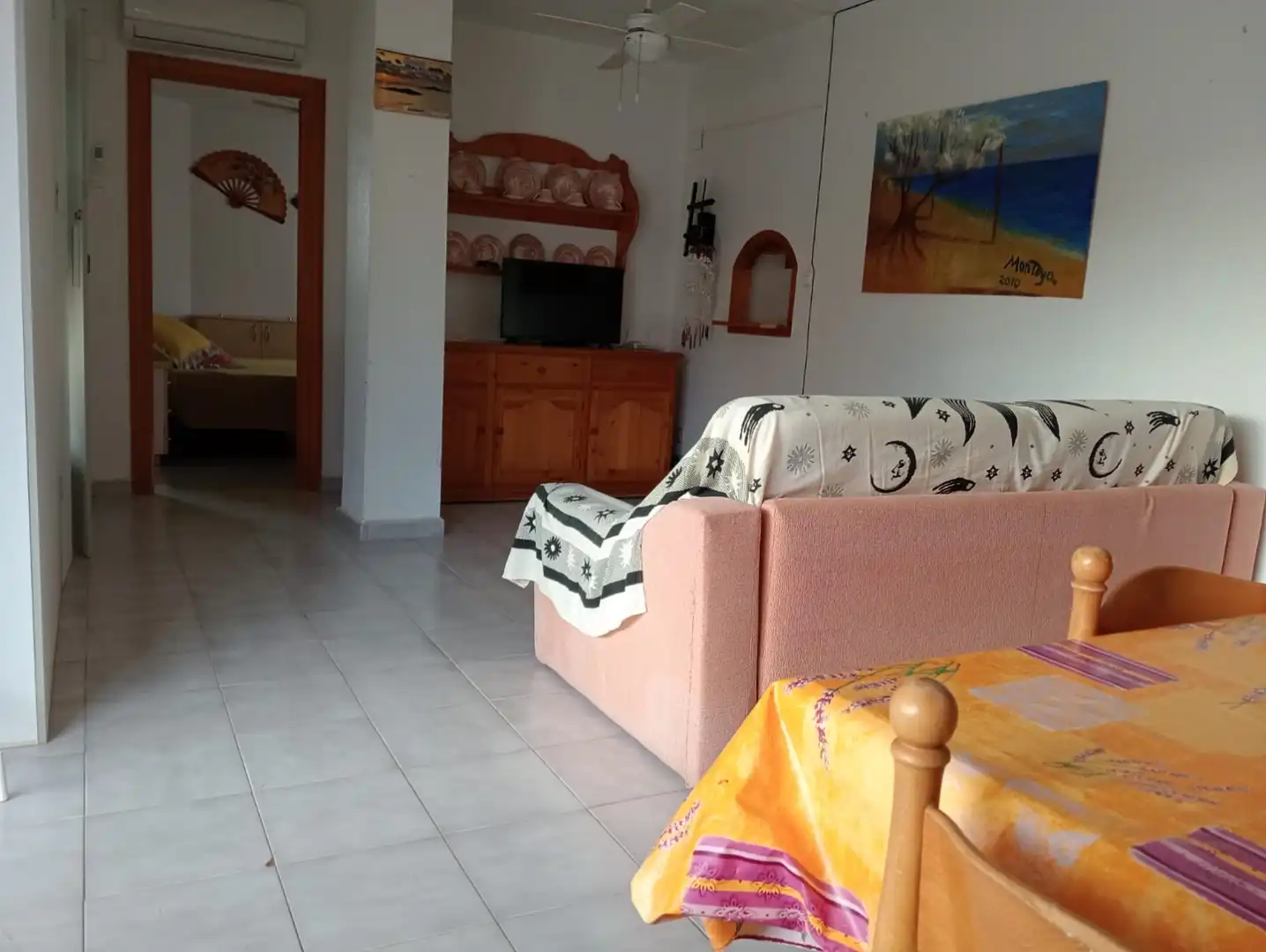 Living room of Flat for rent in Playa del Galán
