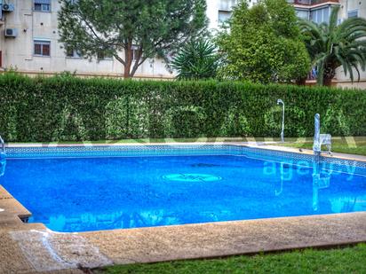 Swimming pool of Flat for sale in  Sevilla Capital  with Terrace and Swimming Pool