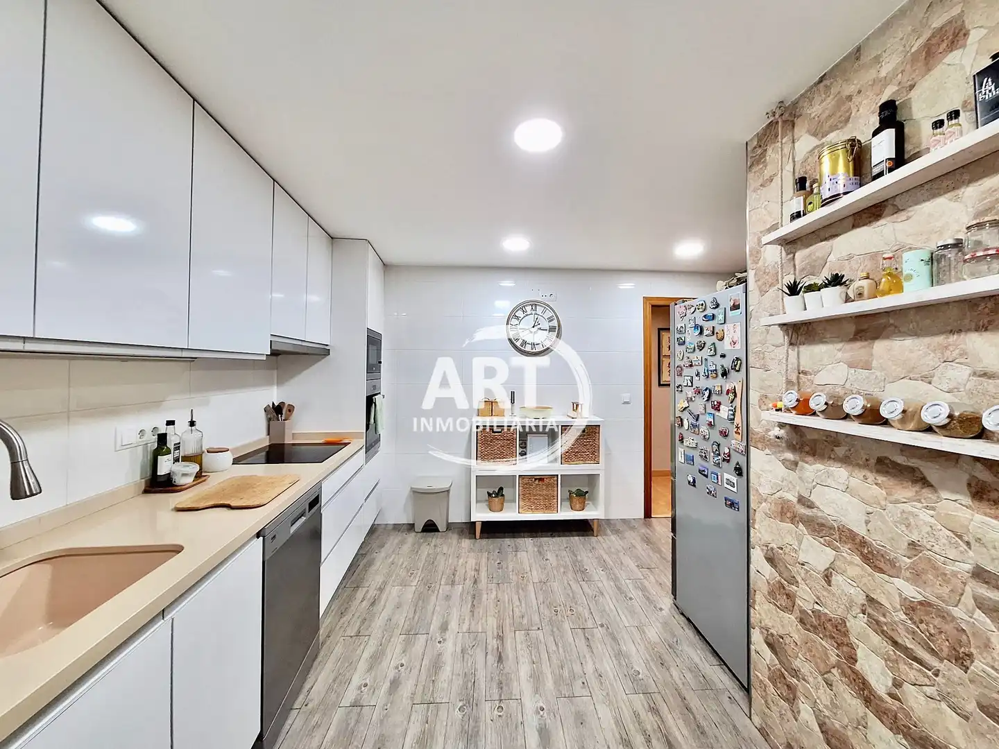 Küche von Wohnung zum Verkauf in Alboraya mit Klimaanlage und Heizung