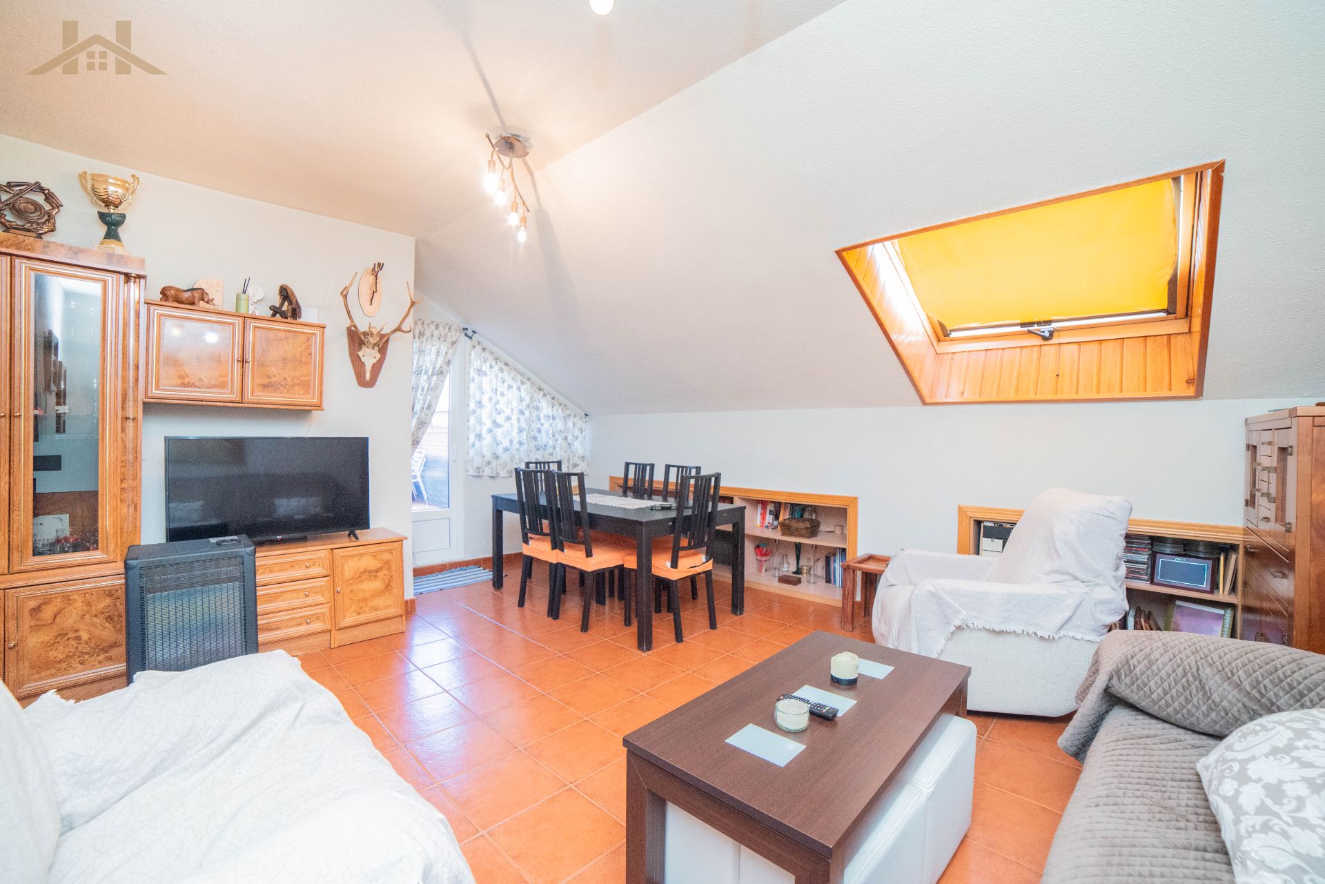 Sala d'estar de Àtic en venda en Ciempozuelos amb Aire condicionat i Terrassa