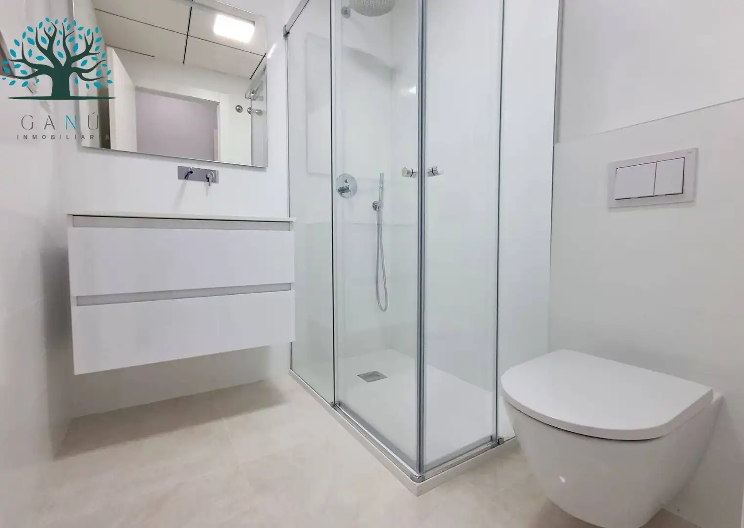 Bany de Apartament en venda en Mazarrón amb Calefacció, Jardí privat i Terrassa