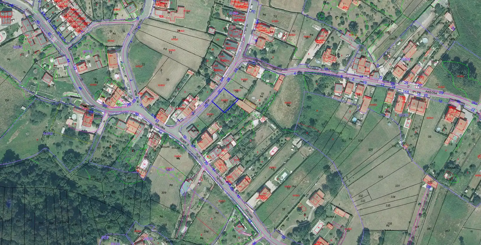 Residential land for sale in AREOSA (PARCELA 3)