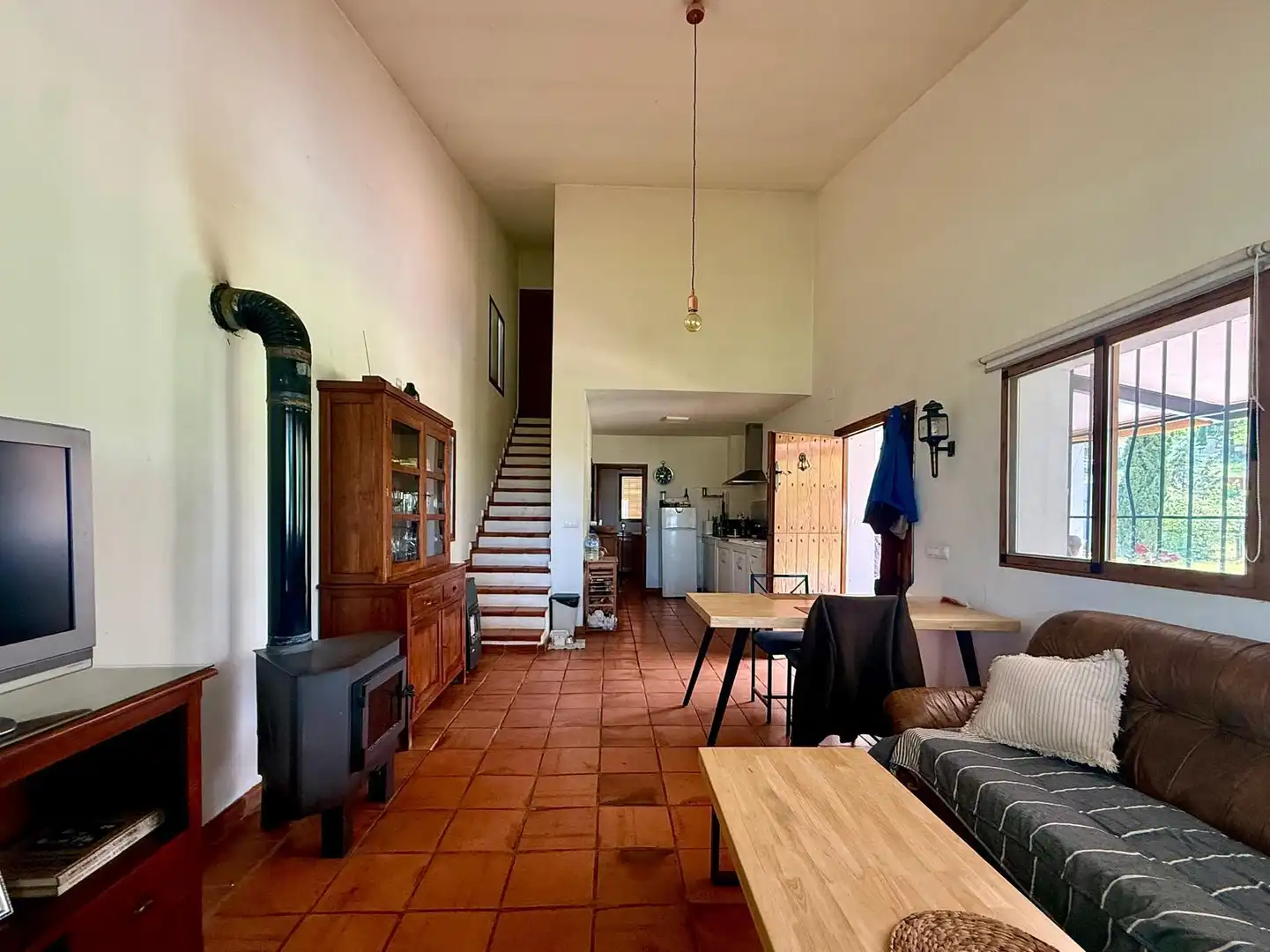 Living room of Country homes for sale in Plasencia  with Air Conditioner and Private garden
