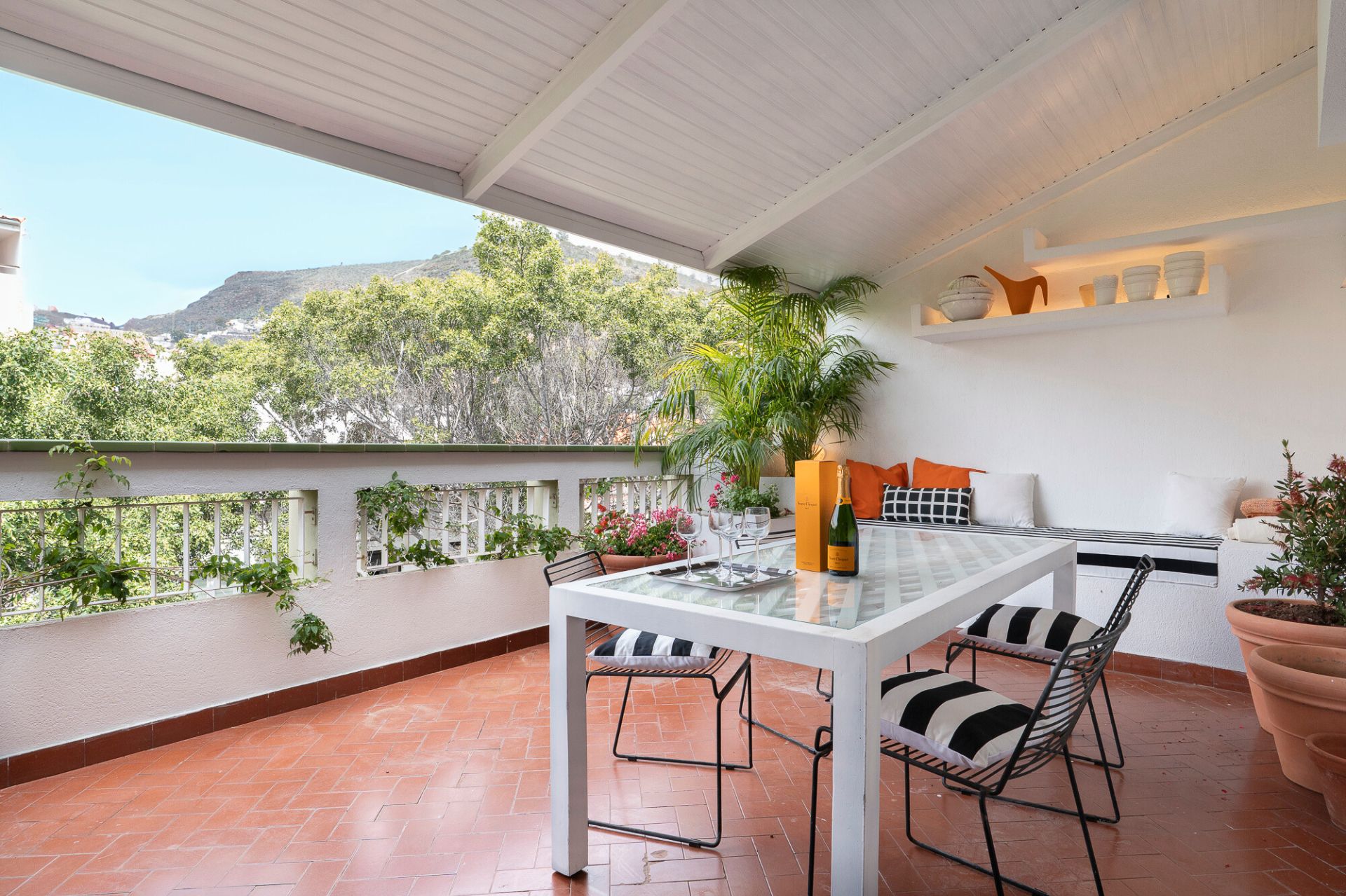 Terrace of Attic to rent in  Santa Cruz de Tenerife Capital  with Terrace and Furnished
