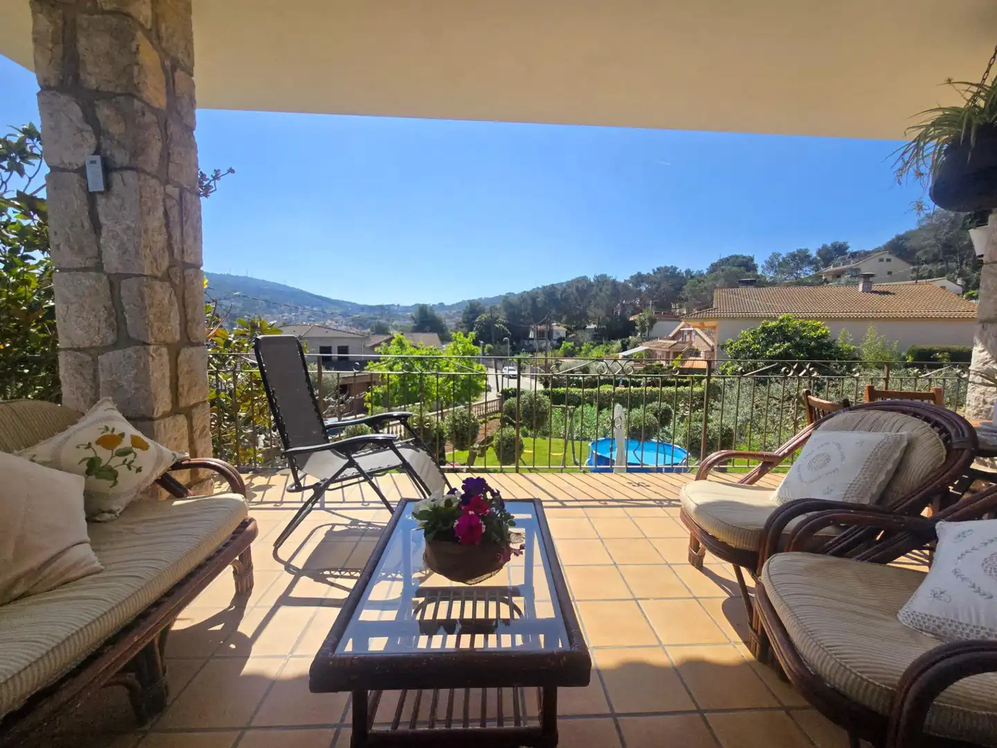 Terraza de Casa o chalet en venta en Canyelles con Calefacción, Jardín privado y Terraza