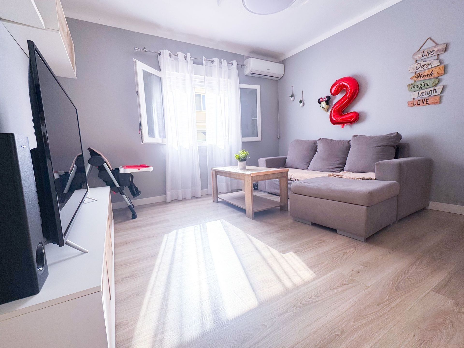 Sala d'estar de Pis en venda en Málaga Capital amb Aire condicionat i Calefacció