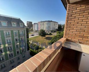 Vista exterior de Pis de lloguer en Lugo Capital amb Terrassa