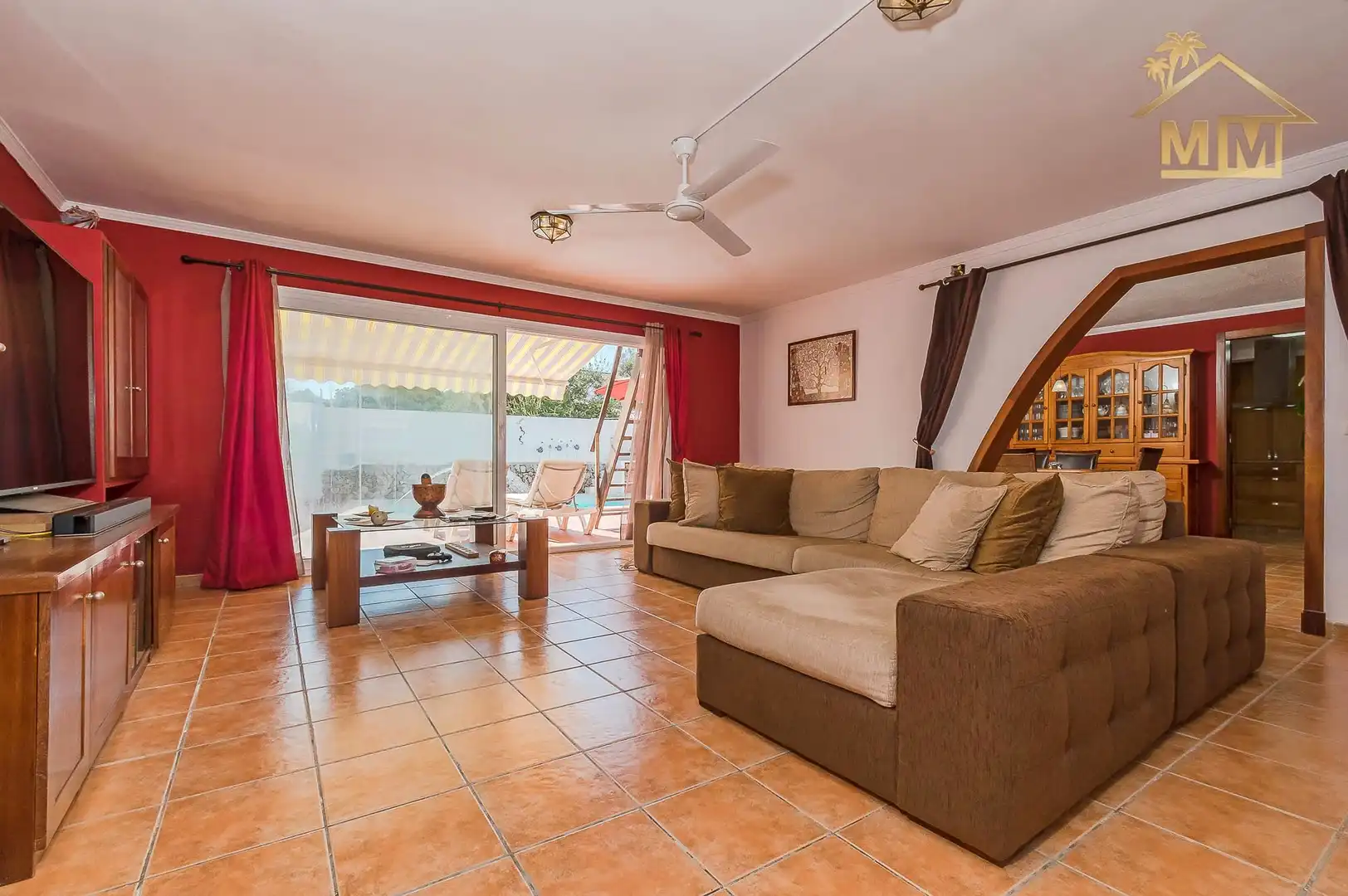 Sala de estar de Casa o chalet en venta en Es Castell con Aire acondicionado, Calefacción y Terraza