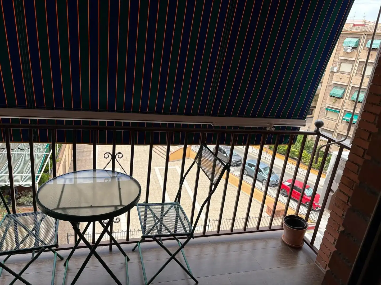 Balcony of Flat for rent in Granada  with Air Conditioner, Heating and Furnished