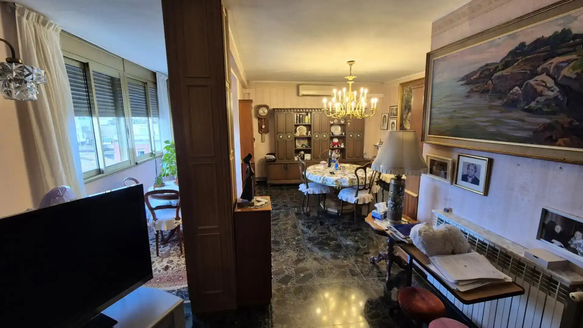 Sala de estar de Piso en venta en Centre