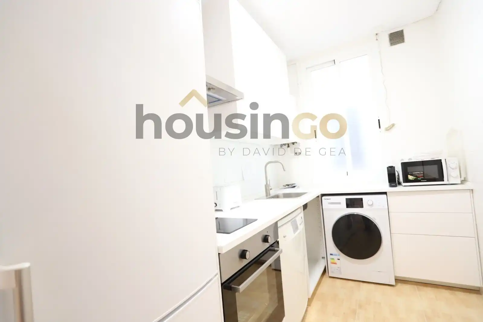 Cocina de Piso de alquiler en Madrid con Calefacción, Terraza y Amueblado