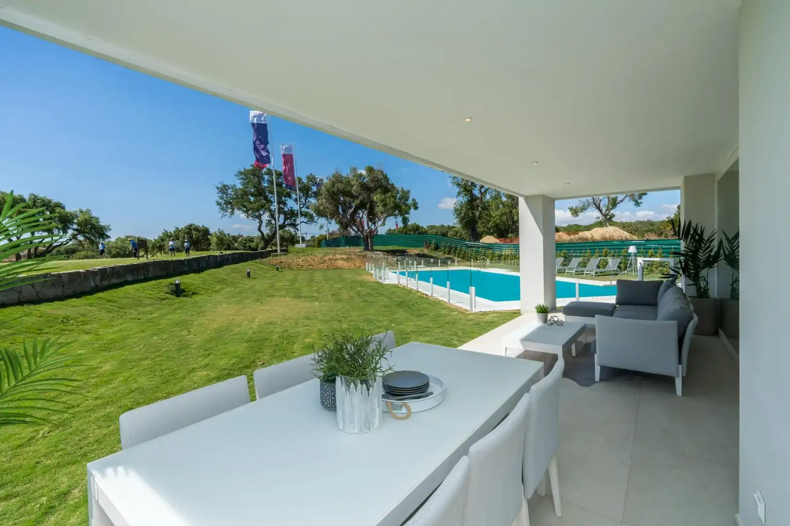 Terraza de Apartamento en venta en San Roque con Aire acondicionado, Calefacción y Jardín privado
