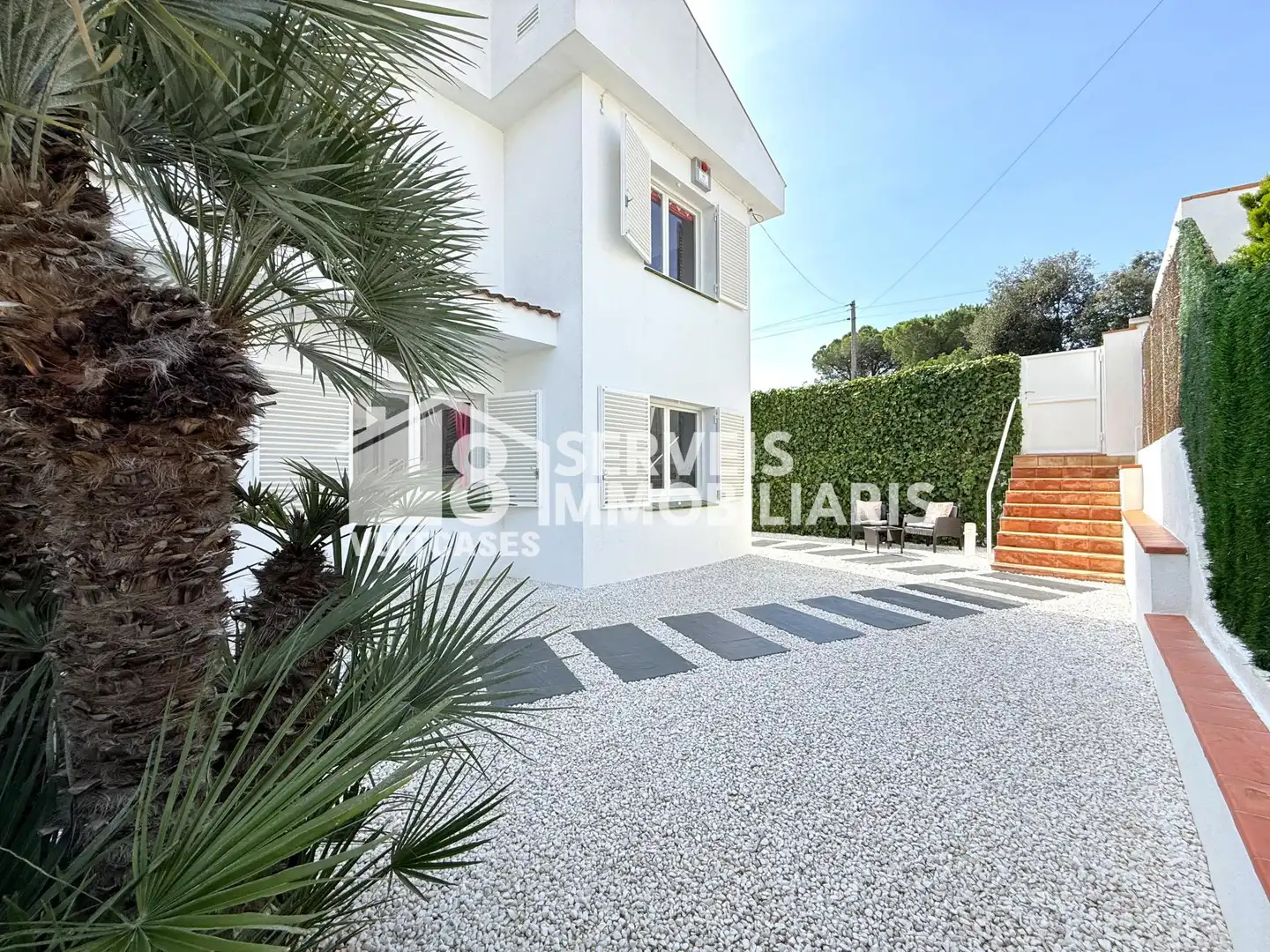 Vista exterior de Casa adosada en venta en Sant Pol de Mar con Calefacción, Jardín privado y Terraza