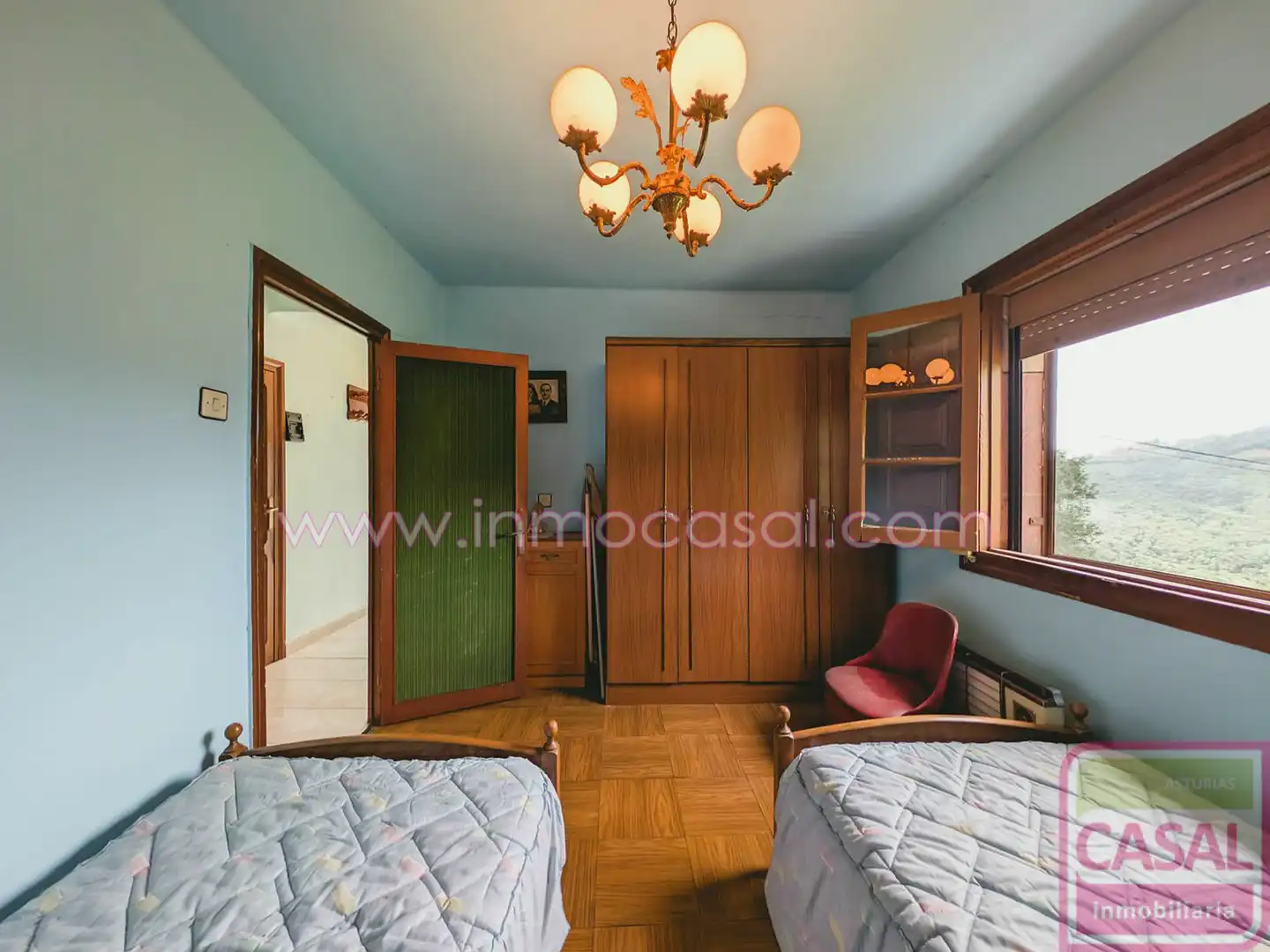 Bedroom of Houses for sale in Mieres (Asturias)  with Terrace and Storage room