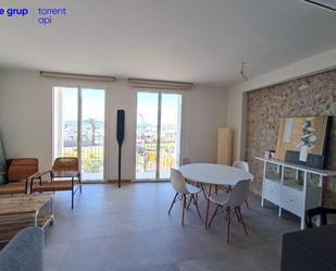 Living room of Flat to rent in L'Estartit  with Air Conditioner and Balcony