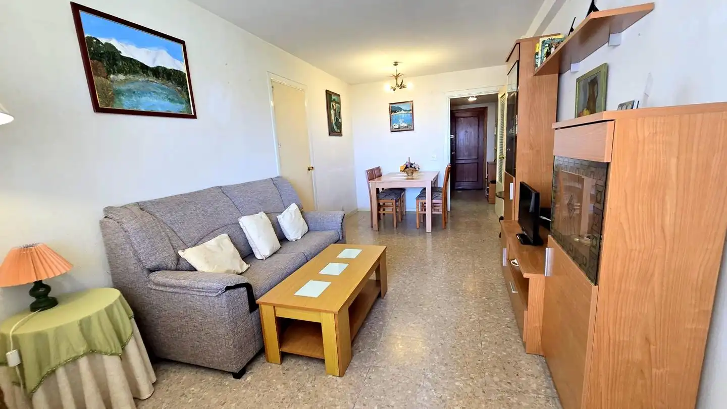 Sala d'estar de Apartament de lloguer en Gandia amb Terrassa i Moblat