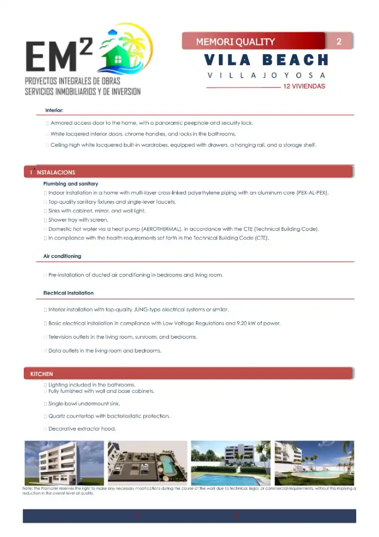 Piso en venta en Platja de Vila Joiosa