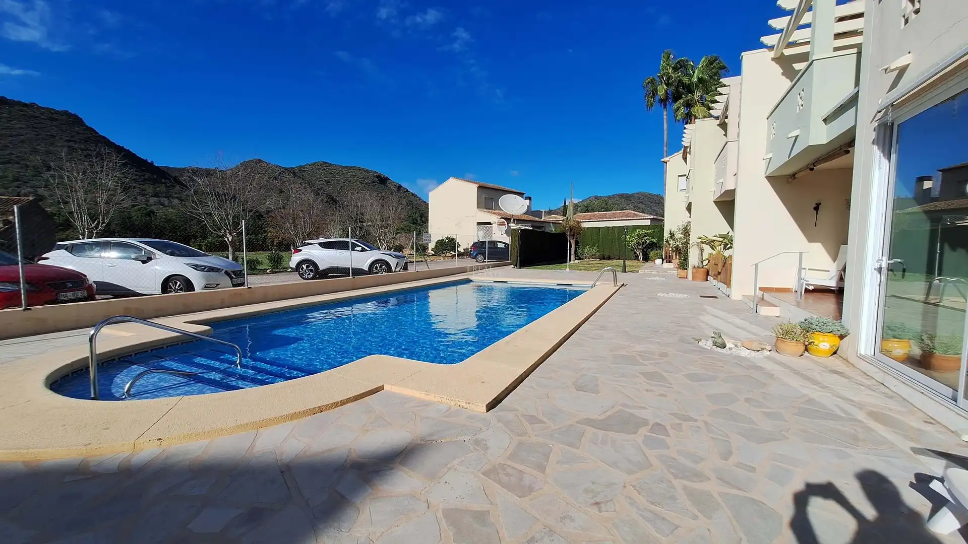 Exterior view of Detached homes for sale in El Ràfol d'Almúnia  with Air Conditioner, Terrace and Swimming Pool