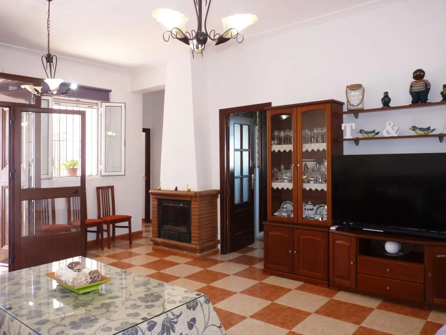 Living room of Houses for sale in Montellano  with Air Conditioner, Heating and Private garden