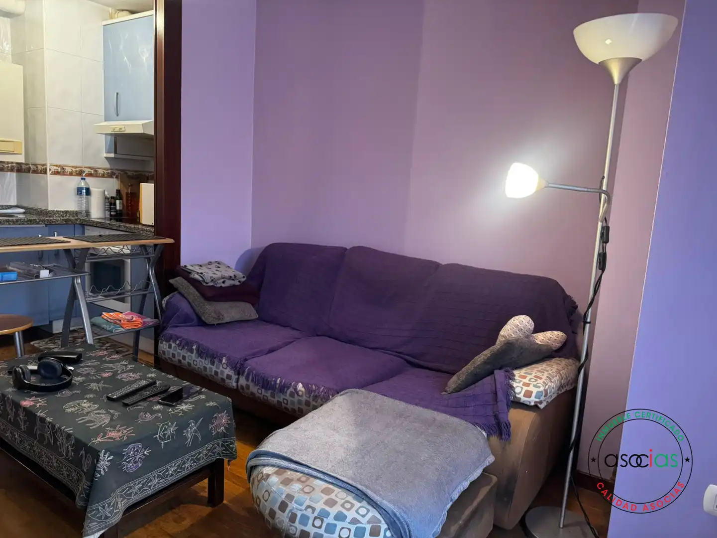 Sala d'estar de Pis en venda en Gijón  amb Calefacció i Traster