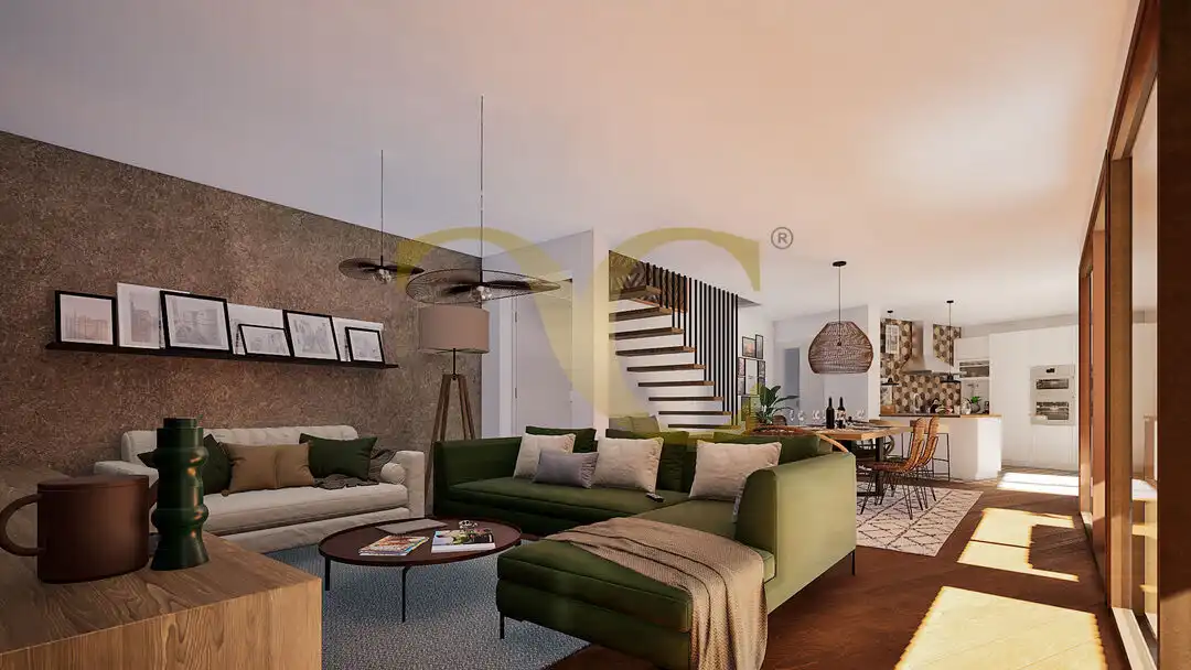 Wohnzimmer von Maisonette zum Verkauf in Noreña mit Heizung, Terrasse und Abstellraum