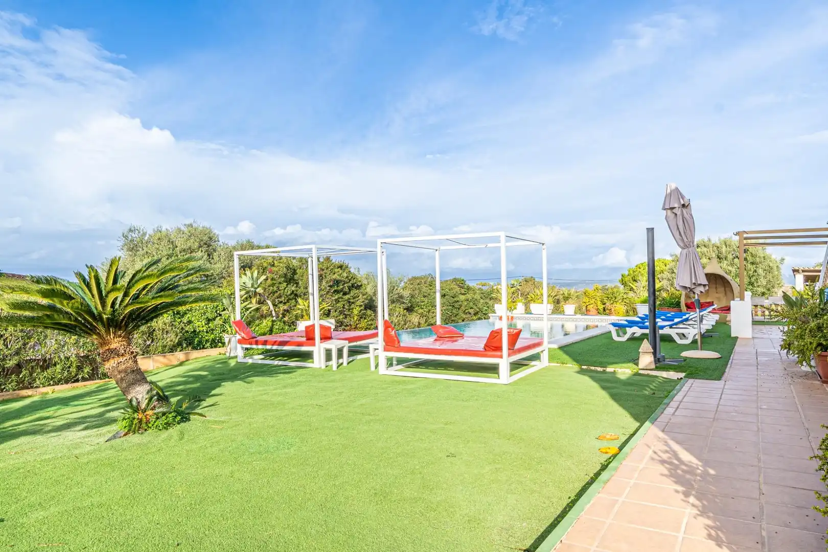 Terraza de Casa o chalet en venta en  Palma de Mallorca con Aire acondicionado, Calefacción y Jardín privado