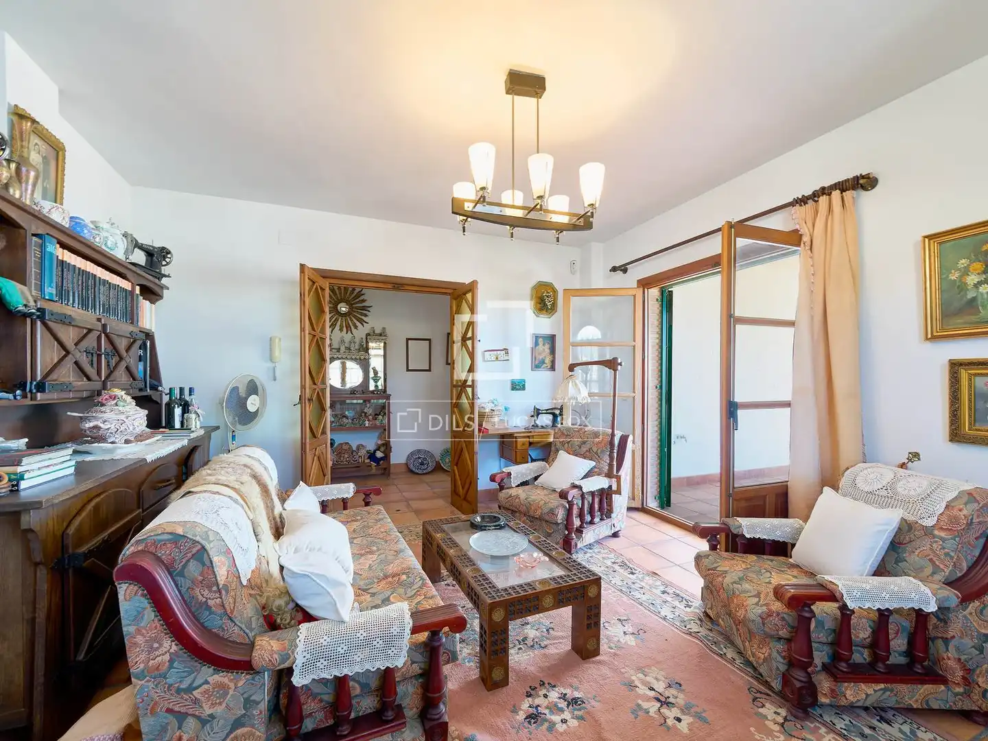Sala de estar de Casa o chalet en venta en Rincón de la Victoria con Jardín privado, Terraza y Balcón