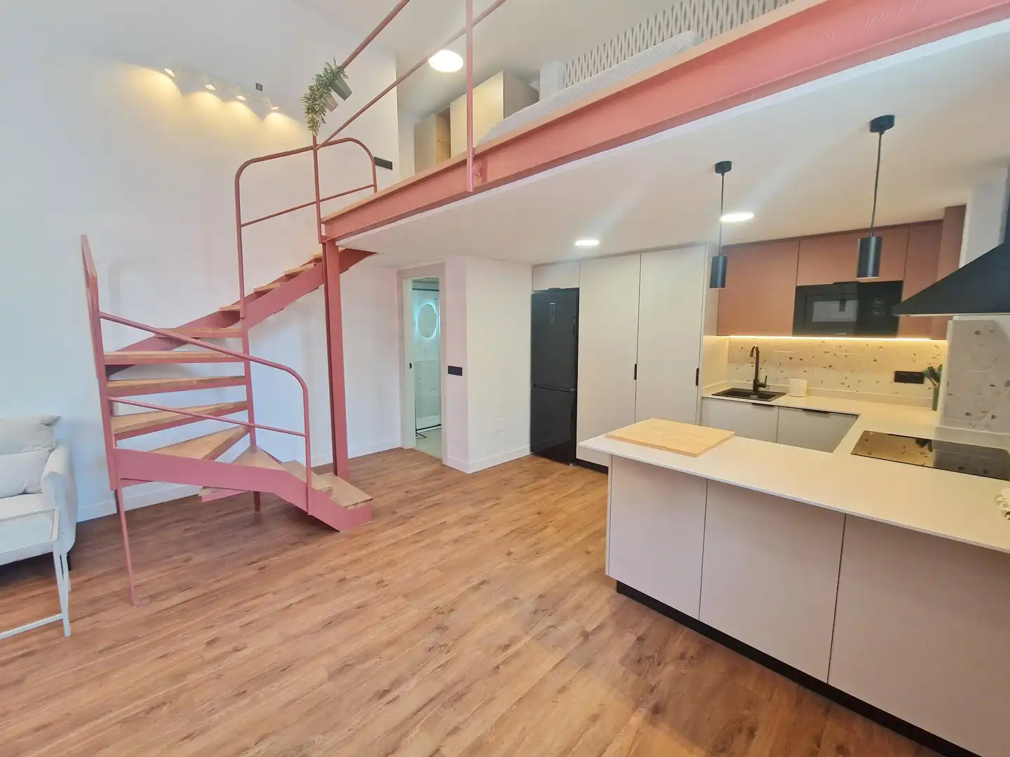 Kitchen of Apartments for rent in Málaga  with Air Conditioner and Heating
