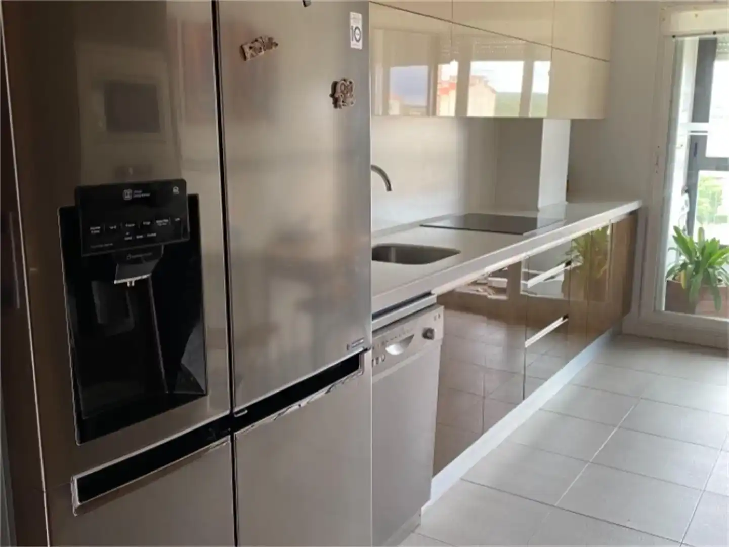 Küche von Wohnung zum Verkauf in Almazán mit Klimaanlage und Balkon