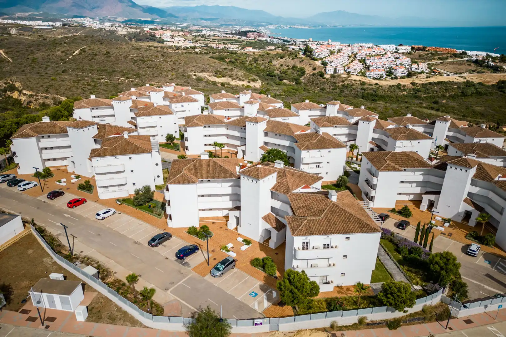 Exterior view of Ground floor for sale in Manilva  with Air Conditioner, Terrace and Swimming Pool