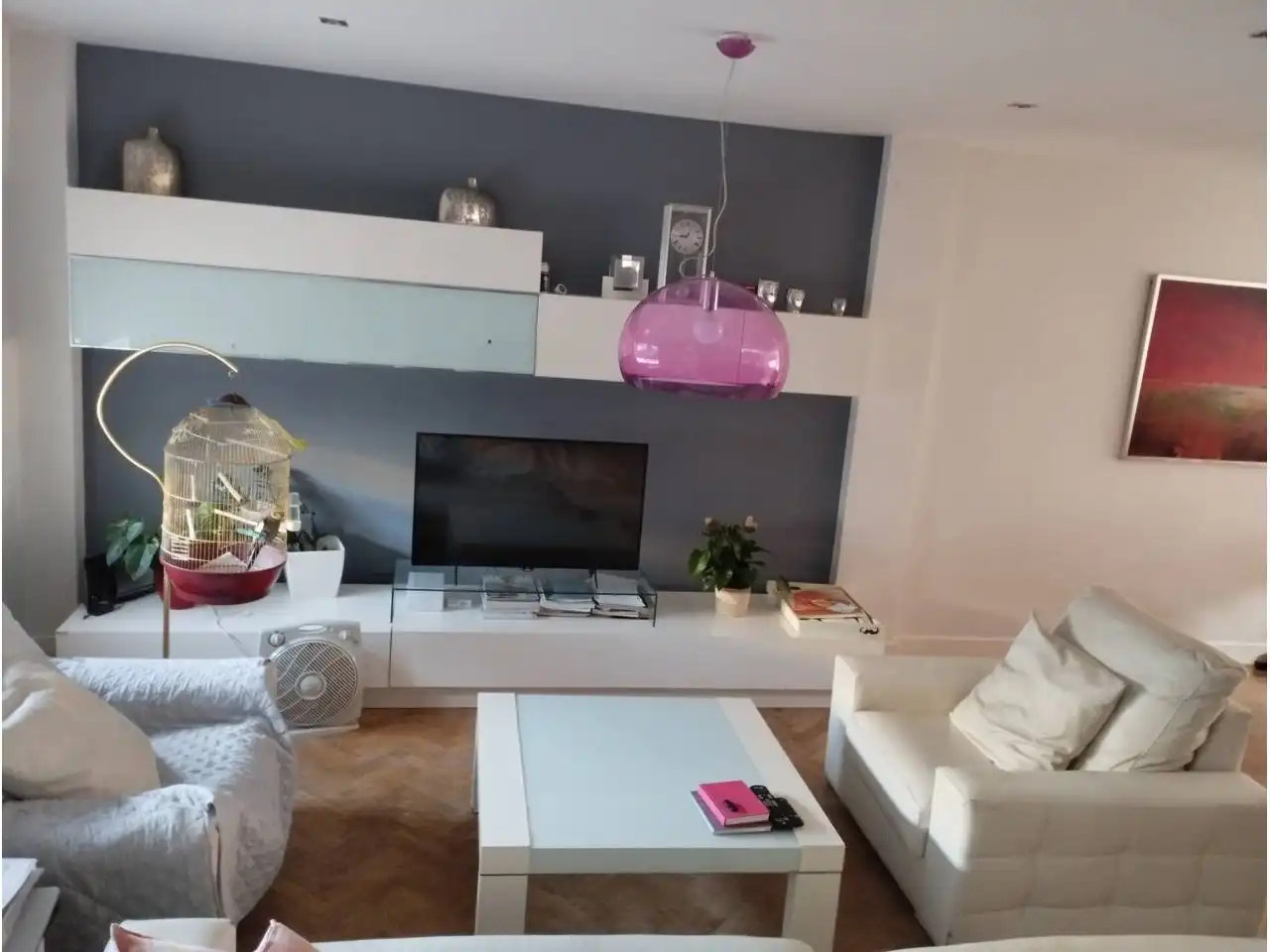 Sala de estar de Casa adosada en venta en Ciudad Real con Aire acondicionado, Calefacción y Jardín privado