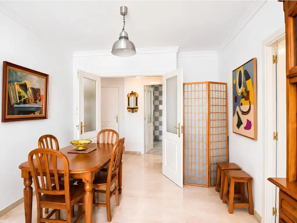 Dining room of Flat for sale in Fuengirola  with Air Conditioner, Terrace and Swimming Pool