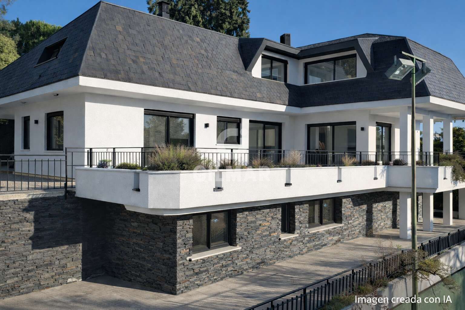 Exterior view of House or chalet for sale in Boadilla del Monte  with Heating, Private garden and Swimming Pool