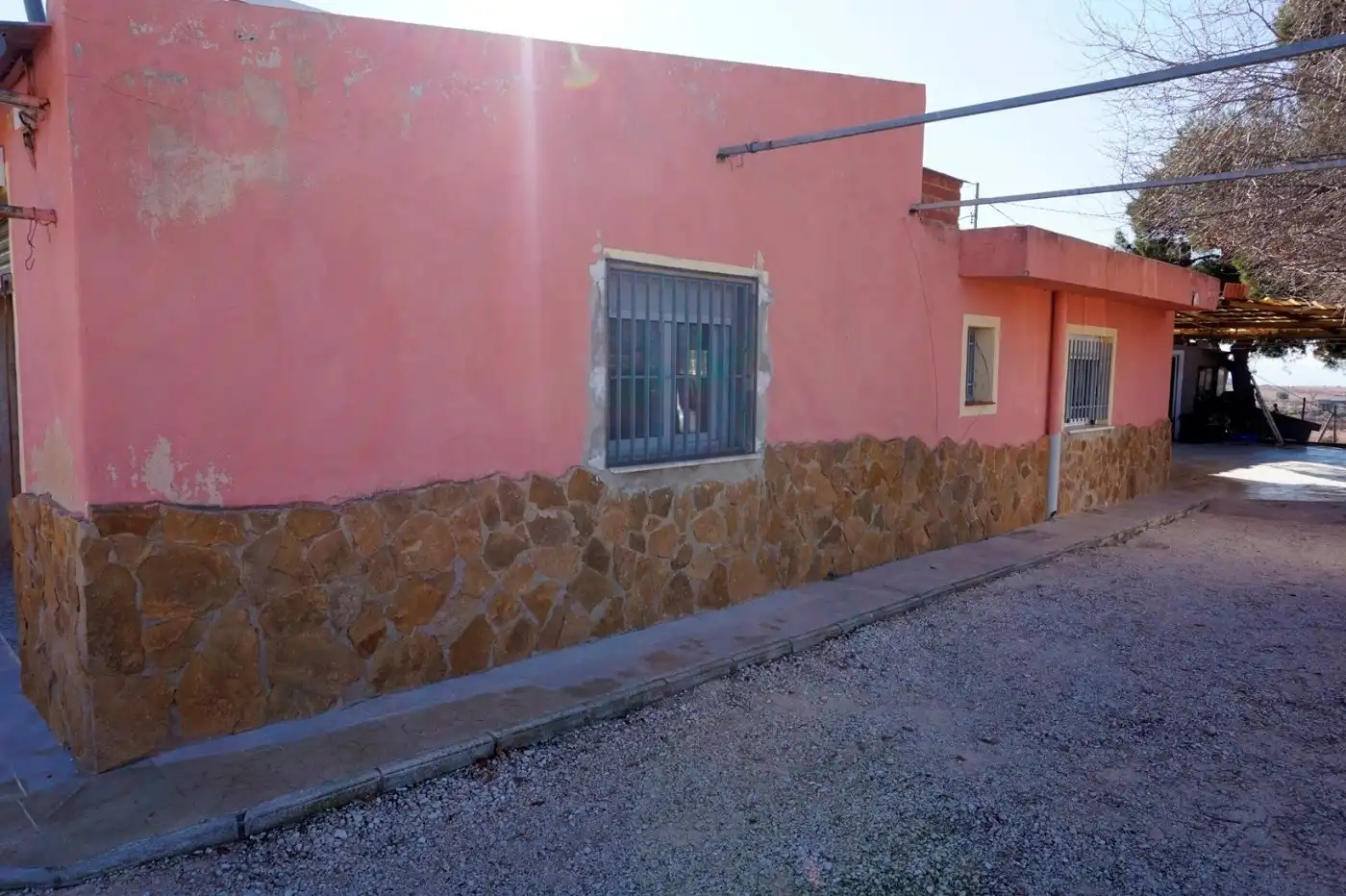Vista exterior de Casa o chalet en venta en El Pinós / Pinoso con Calefacción, Piscina y Amueblado
