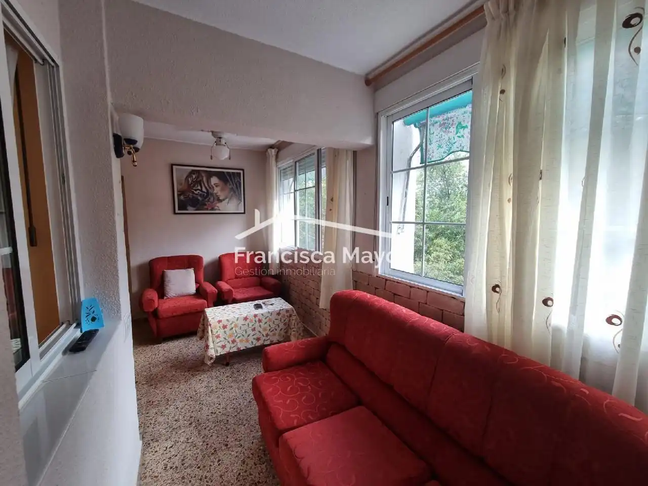 Sala de estar de Piso de alquiler en Valencia con Aire acondicionado y Amueblado
