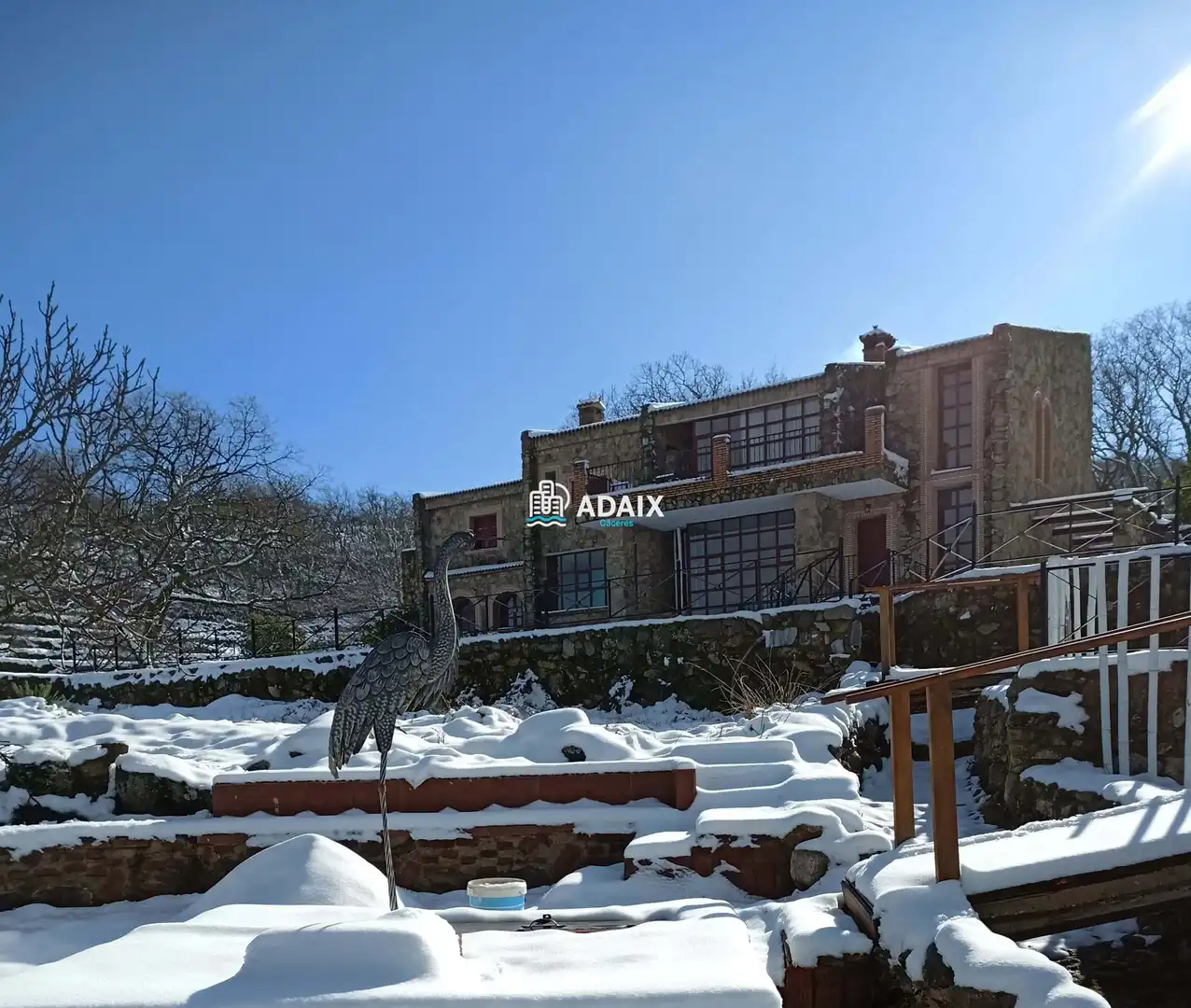 Vista exterior de Casa o chalet en venta en Montánchez con Terraza, Trastero y Piscina