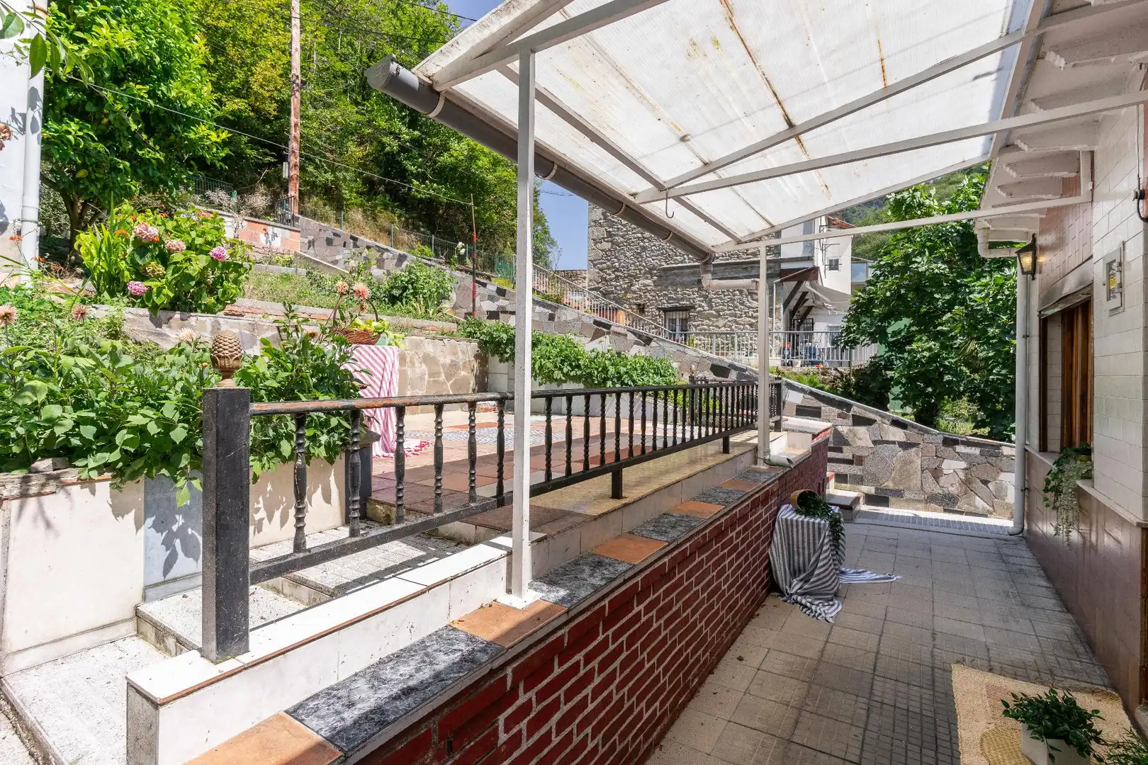 Terrasse von Haus oder Chalet zum Verkauf in Mieres (Asturias) mit Heizung, Privatgarten und Terrasse