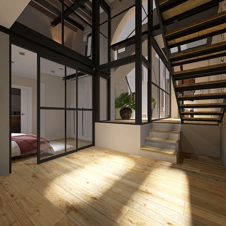 Bedroom of Duplex for sale in  Barcelona Capital  with Air Conditioner, Heating and Parquet flooring