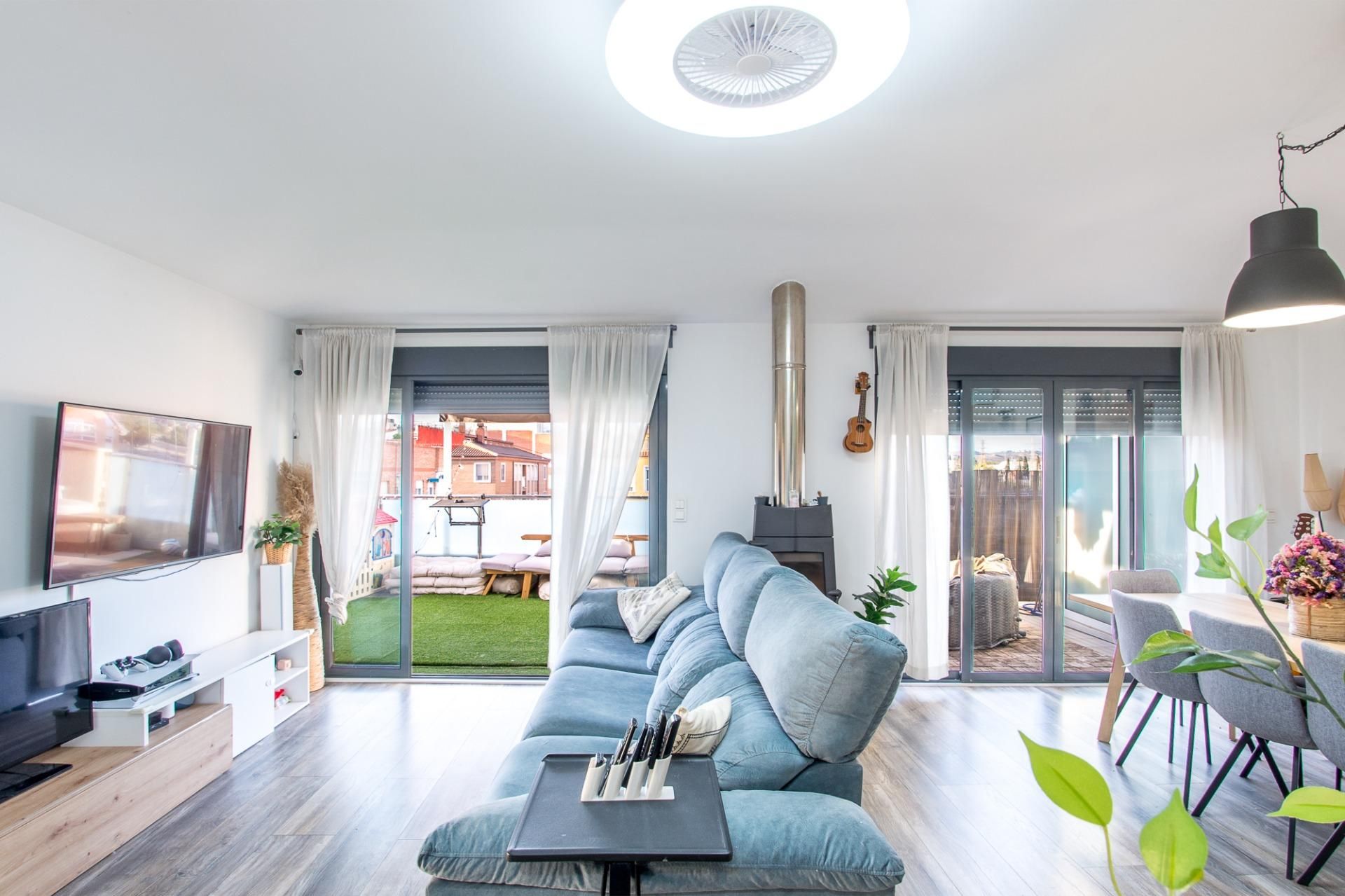 Living room of Attic for sale in  Murcia Capital  with Air Conditioner, Heating and Terrace