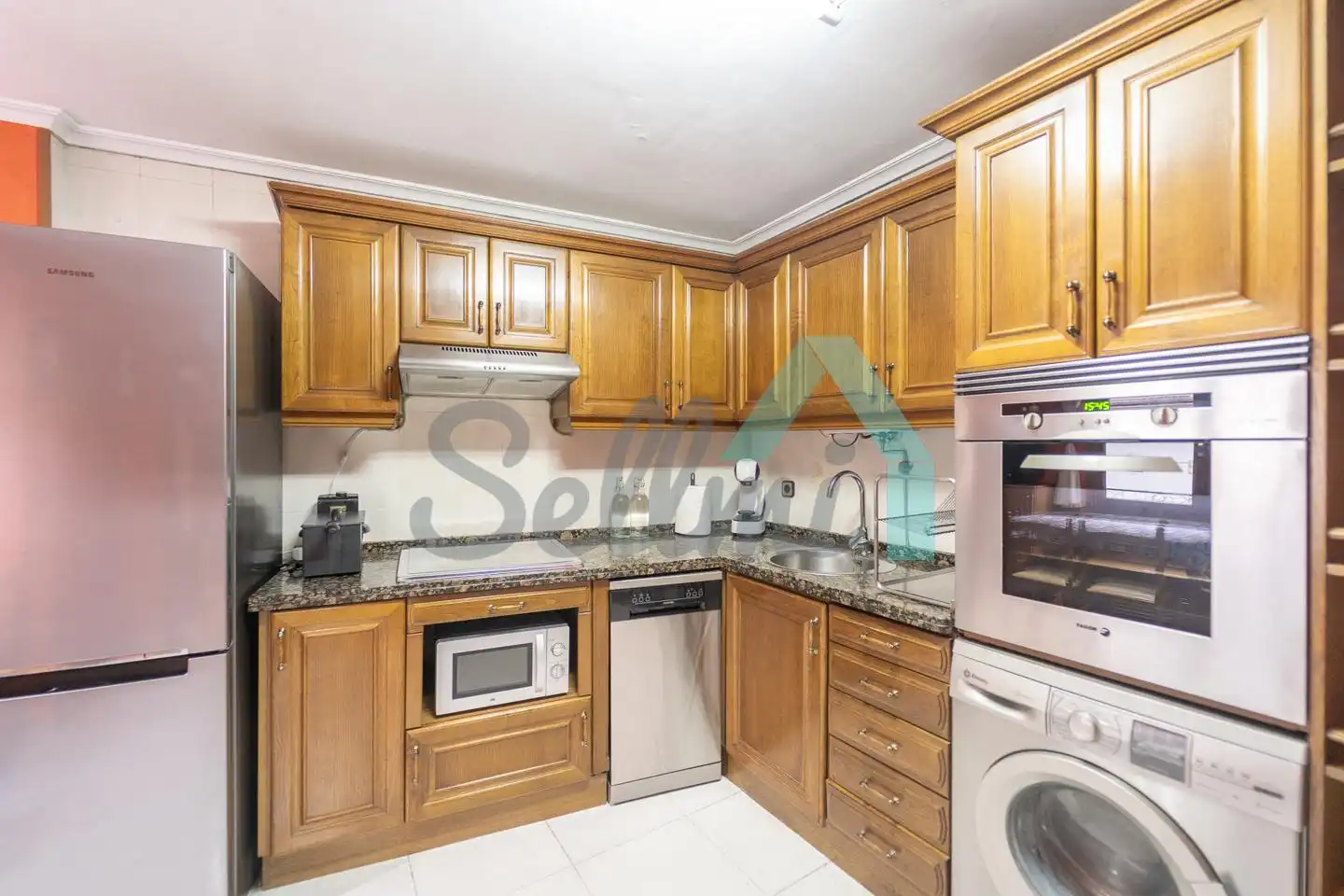 Cocina de Piso de alquiler en Mieres (Asturias) con Calefacción y Amueblado