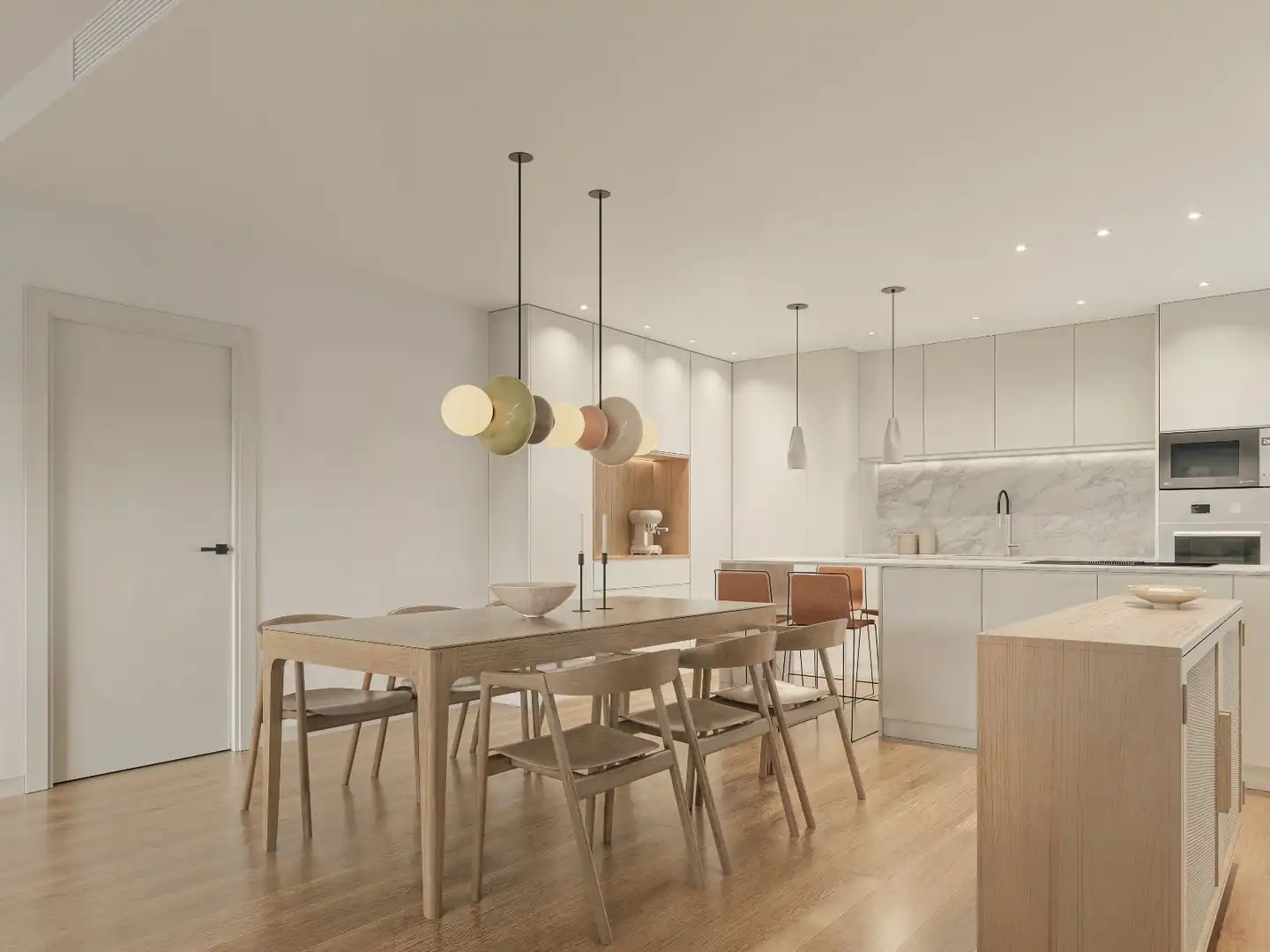 Dining room of Flat for sale in Barcelona  with Air Conditioner, Heating and Private garden