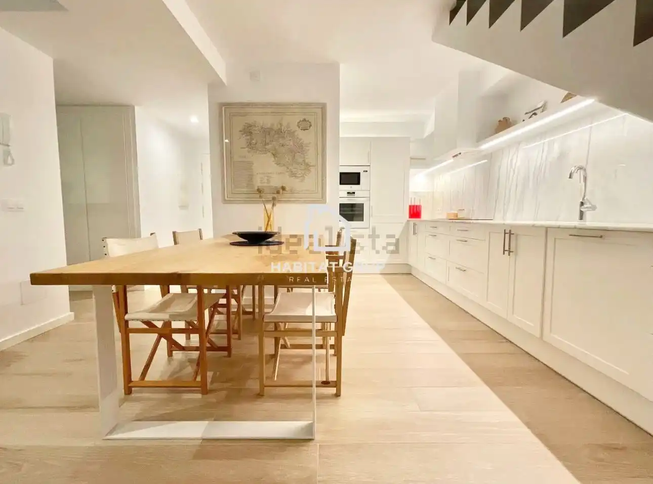 Cuina de Dúplex en venda en Ciutadella de Menorca amb Aire condicionat, Calefacció i Terrassa