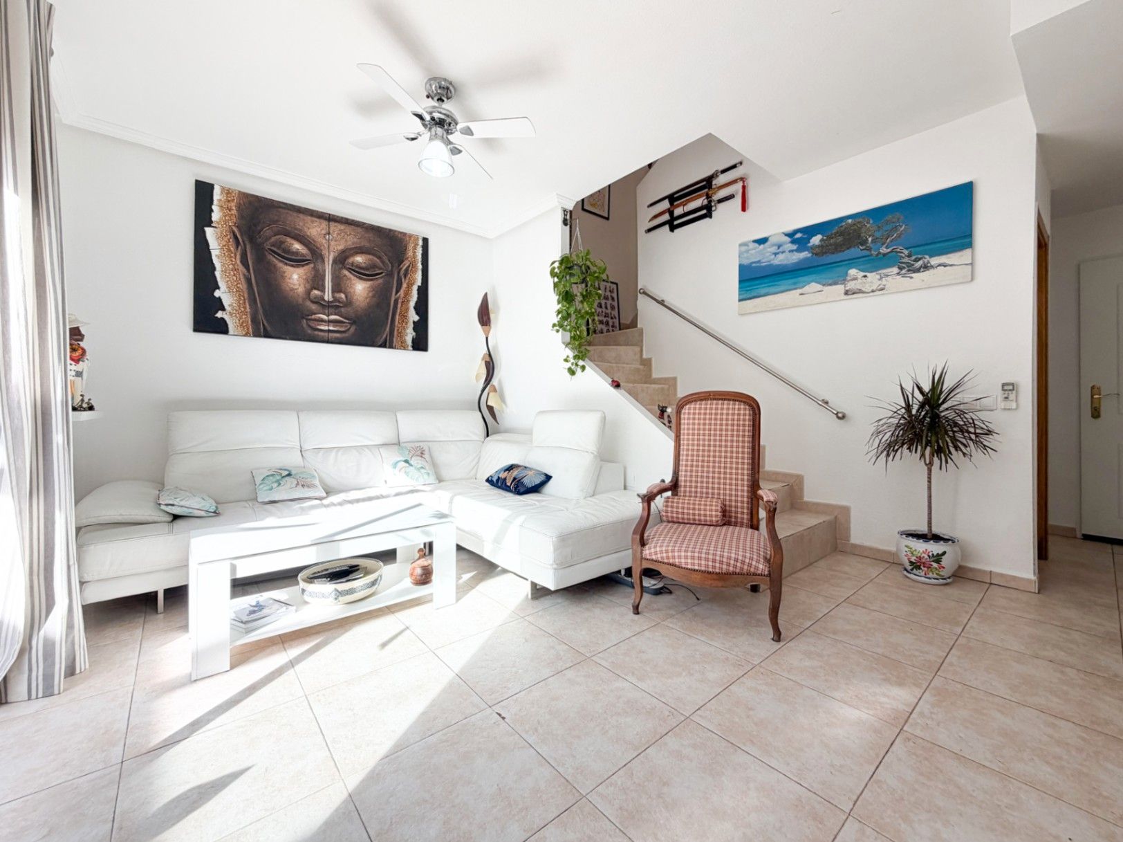 Living room of House or chalet for sale in Aigües  with Air Conditioner, Terrace and Swimming Pool