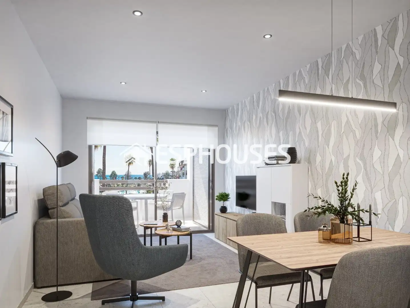 Living room of Attic for sale in Pulpí  with Terrace, Balcony and Jacuzzi