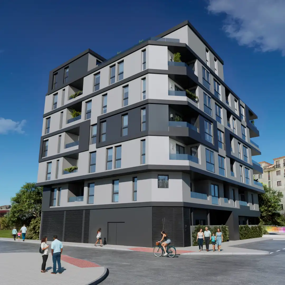 Piso de obra nueva con ascensor en venta en Rúa Santa Lucía