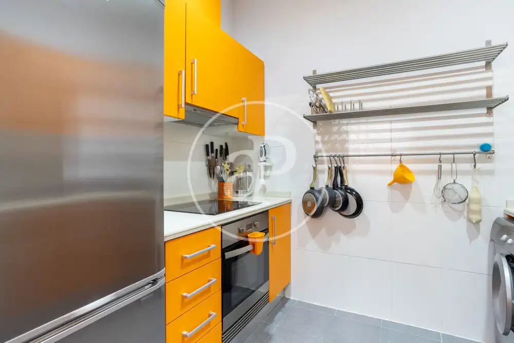 Küche von Wohnung zur Miete in Valencia mit Klimaanlage, Heizung und Möbliert