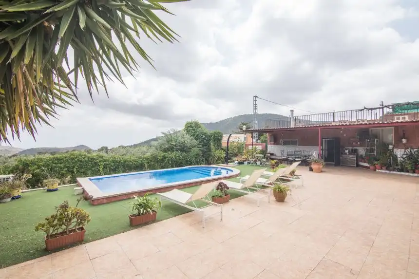 Piscina de Casa o xalet en venda en Tibi amb Aire condicionat, Piscina i Moblat