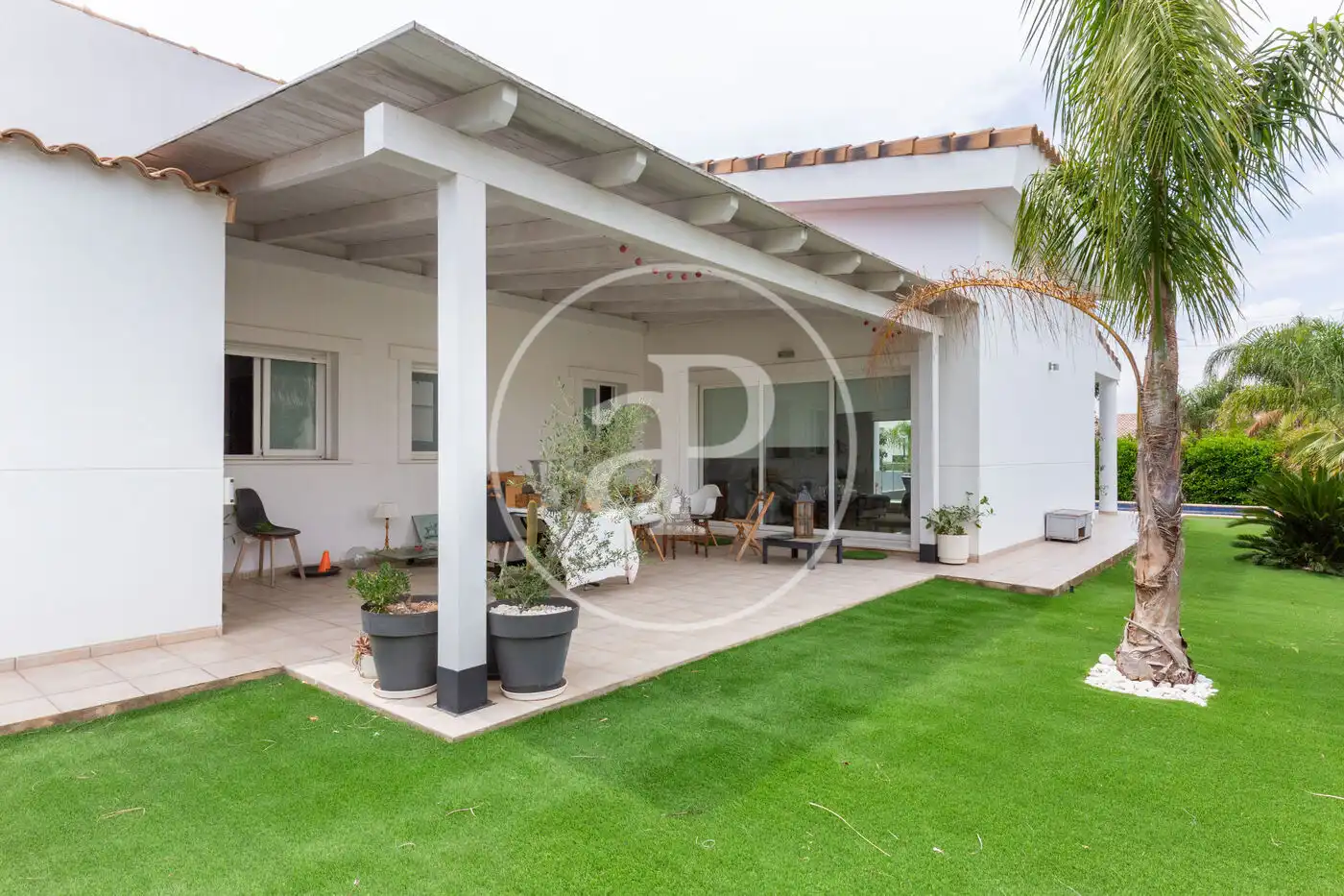 Terrassa de Casa o xalet en venda en Bétera amb Aire condicionat, Calefacció i Jardí privat