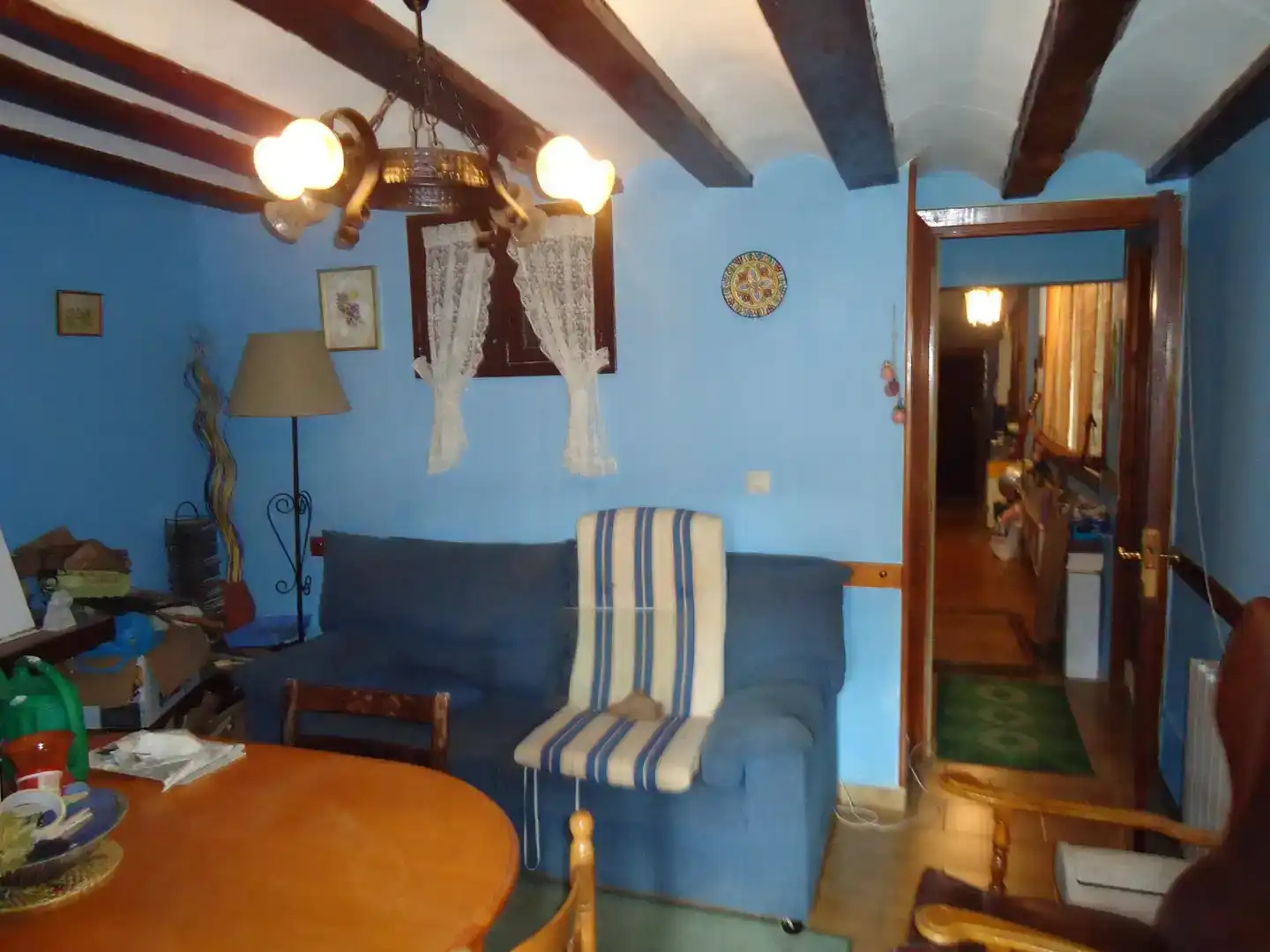 Sala de estar de Piso en venta en Laguardia con Trastero, Amueblado y Horno